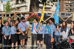 La cerimonia al parco Peppino Impastato