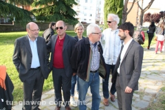 La cerimonia al parco Peppino Impastato