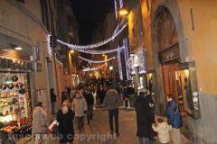 Viterbo - La città si rianima per il Natale - Corso Italia