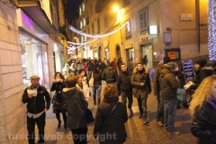 Viterbo - La città si rianima per il Natale - Corso Italia