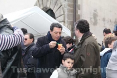Il sindaco Marini alla colazione di Pianoscarano