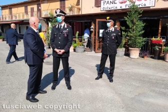 Viterbo - La commemorazione dei carabinieri uccisi a Ponte dei Cetti