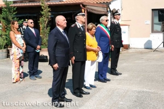 Viterbo - La commemorazione dei carabinieri uccisi a Ponte dei Cetti