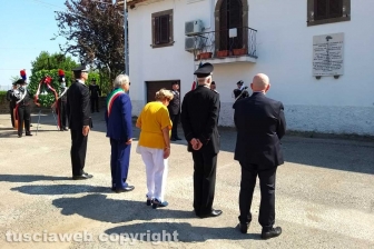 Viterbo - La commemorazione dei carabinieri uccisi a Ponte dei Cetti