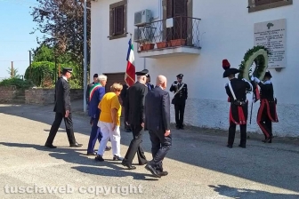 Viterbo - La commemorazione dei carabinieri uccisi a Ponte dei Cetti