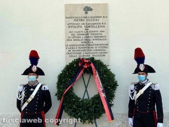 La commemorazione di Cuzzoli e Cortellessa