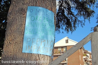 Viterbo - La commemorazione di Peppino Impastato