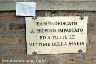 La commemorazione di Peppino Impastato