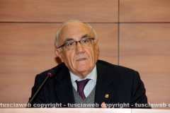 Il presidente della Banca di Viterbo Luigi Manganiello