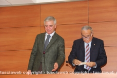La consegna dei buoni alla Banca di Viterbo