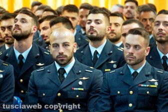 La consegna dei diplomi ai marescialli