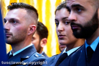 La consegna dei diplomi ai marescialli