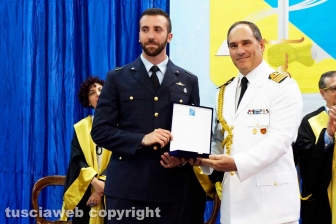 La consegna dei diplomi ai marescialli