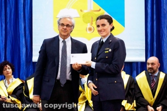 La consegna dei diplomi ai marescialli