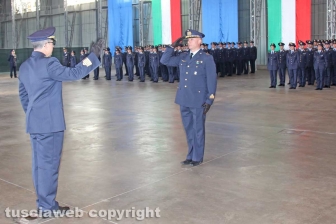 La consegna dei gradi agli allievi del 17esimo corso Uriel