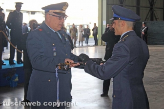La consegna dei gradi agli allievi del 17esimo corso Uriel