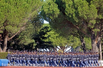 La consegna del grado di maresciallo