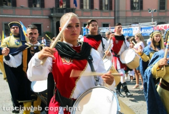 Viterbo - La consegna della mazza del maggiordomo