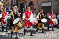 Le immagini della consegna della mazza argentea