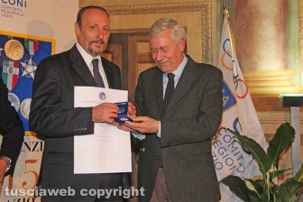 La consegna delle benemerenze Coni