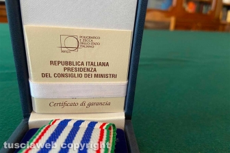 Viterbo - La consegna delle medaglie d’onore in prefettura