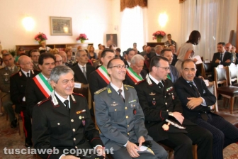 La consegna delle onorificenze Omri