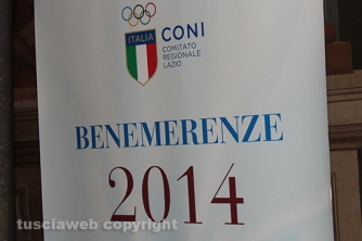 La consegna delle onorificenze sportive