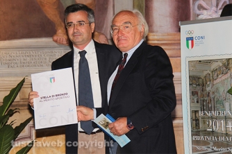 La consegna delle onorificenze sportive