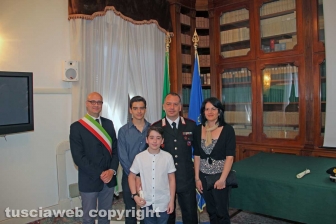 La consegna delle onorificenze