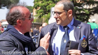 La contestazione contro il presidente dell'Anpi