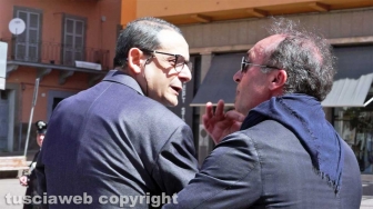 La contestazione contro il presidente dell'Anpi