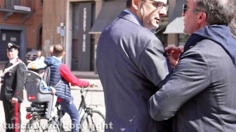 La contestazione contro il presidente dell'Anpi