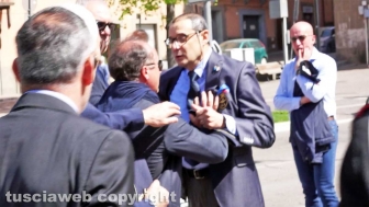 La contestazione contro il presidente dell'Anpi