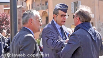 La contestazione contro il presidente dell'Anpi