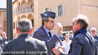 La contestazione contro il presidente dell'Anpi