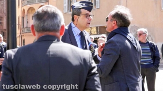 La contestazione contro il presidente dell'Anpi