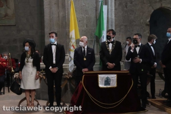 La delegazione viterbese dell'accademia Mauriziana