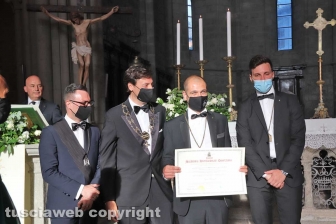 La delegazione viterbese dell'accademia Mauriziana