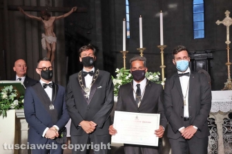 La delegazione viterbese dell'accademia Mauriziana