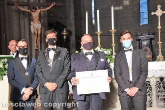 La delegazione viterbese dell'accademia Mauriziana