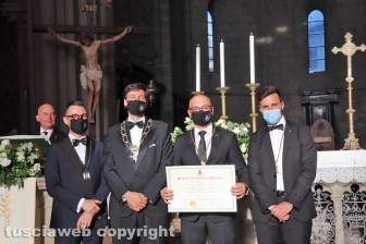 La delegazione viterbese dell'accademia Mauriziana