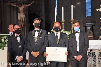 La delegazione viterbese dell'accademia Mauriziana