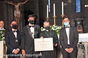 La delegazione viterbese dell'accademia Mauriziana