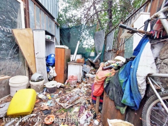 La discarica del parco del Carmine