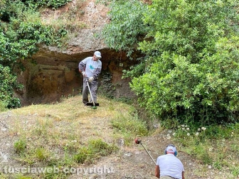La Fai Cisl pulisce Castel d'Asso