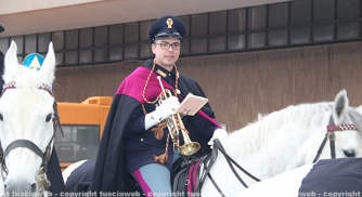 La fanfara a cavallo a Viterbo