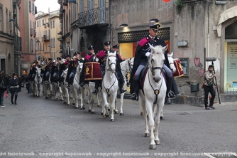 La fanfara a cavallo a Viterbo