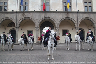 La fanfara a cavallo a Viterbo