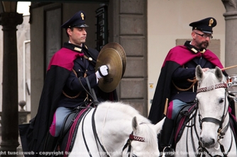 La fanfara a cavallo a Viterbo
