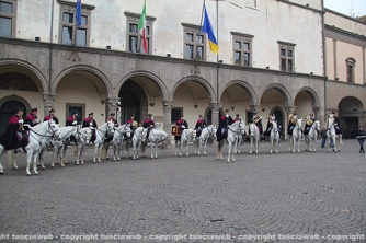 La fanfara a cavallo a Viterbo